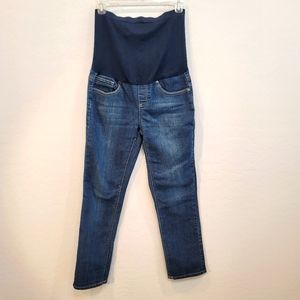 💕 Bella Vida Maternity Skinny Blue Jeans Women's Size Small Maternity